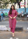 Savi Vol 1 By Mystic 9 Vertican Kurti With Bottom Wholesalers In Surat